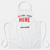 TABLIER MARQUE BLANCHE MODERNE ET PERSONNALISABLE VÉRIFIÉE (Recto)