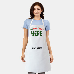TABLIER MARQUE BLANCHE MODERNE ET PERSONNALISABLE VÉRIFIÉE