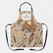 Tablier Marque de boulangerie pastel (Recto)