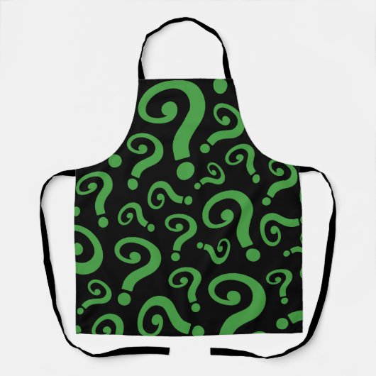 Tablier Marque d'interrogation verte (Recto)