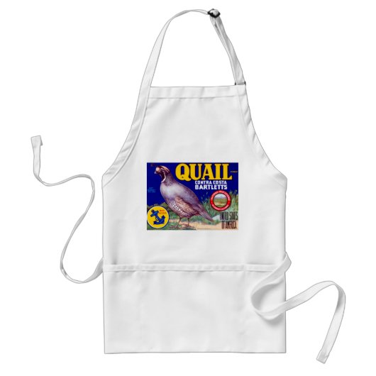 Tablier Marque Quail Contra Costa Bartletts (Devant)