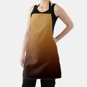 Tablier Marron Chocolat Doré Couleurs Chaudes (Insitu)