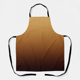 Tablier Marron Chocolat Doré Couleurs Chaudes