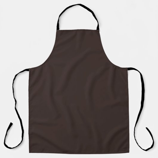 Tablier Marron Chocolat Foncé (Recto)