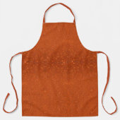 Tablier Marron Rouge Orange Foncé (Recto)