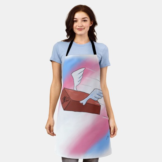 Tablier Marsha P. Johnson envoie ses regards (plein) (Porté)