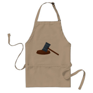 Tablier Marteau de juge en bois Cour