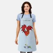 Tablier Martini Imaginaire Red Dragon (Porté)