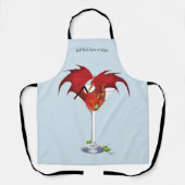 Tablier Martini Imaginaire Red Dragon (Recto)