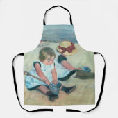 Tablier Mary Cassatt - Enfants jouant sur la plage (Recto)