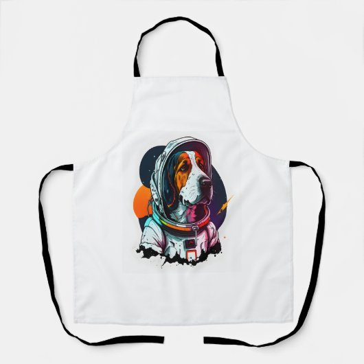 Tablier Mascotte de chien Astronout 3 (Recto)