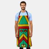 Tablier Masque Aztec Tiki (Porté)
