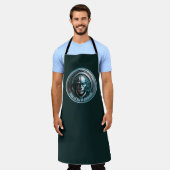 Tablier Masque robotique bleu - Montée de l'AI dominioN (Porté)