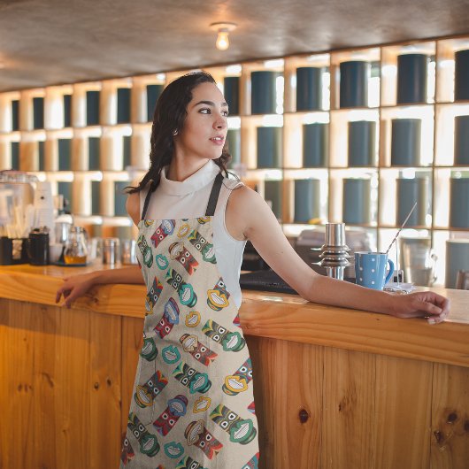 Tablier Masques tribaux ethniques