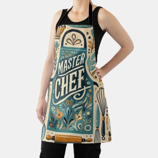 Tablier Master Chef Apron Design : Vibrant Kitchen Art (Insitu)