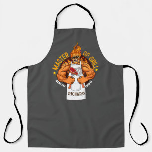 Tablier Master Fête des pères grill Cadeau BBQ Chef Papa