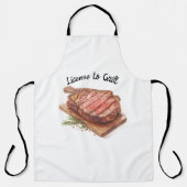 Tablier Master the Flames : Licence pour Grill Apron (Recto)