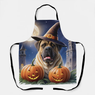 Tablier Mastiff Dogue anglais Halloween