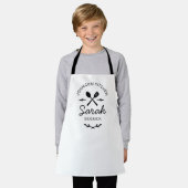 Tablier Matching Family Kitchen Aprons with Custom Names a (Porté)