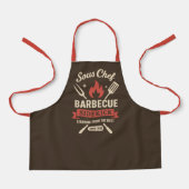 Tablier Matching Kids Barbecue Aprons for Cooking  (Recto)