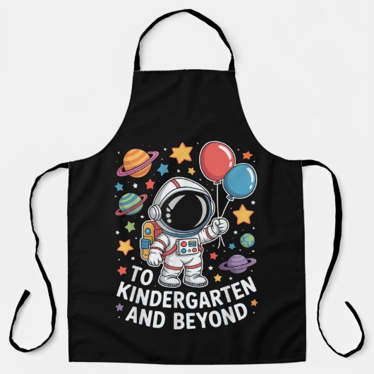 Tablier maternelle et astronaute spatial au-delà (Recto)