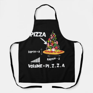 Tablier Math Nerd Pizza Amateurs de volume Formule Geek Ma