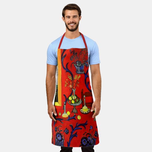 Tablier Matisse Harmony in Red (Porté)