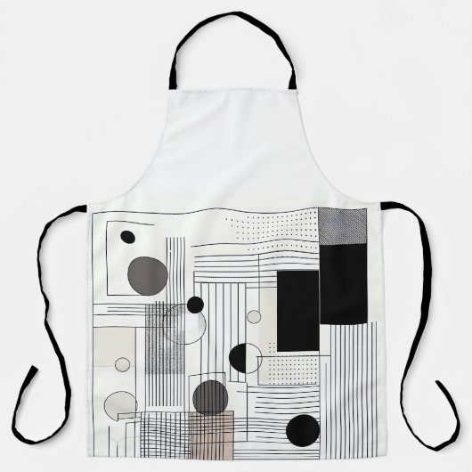 Tablier Matrice géométrique (Recto)