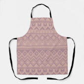 Tablier Mauve Geo Apron (Recto)