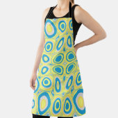 Tablier Maz Oeufs psychédéliques - gris bleu Jaune (Insitu)