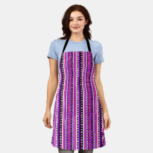 Tablier MAZIPOODLES Motif rayé Tricot Patron 194 B
