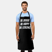 Tablier Meaningful Motivational Positive Quote (Porté)