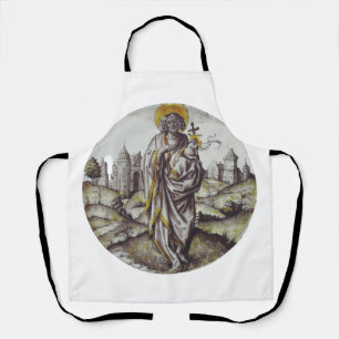 Tablier Médaillon avec saint Jean-Baptiste