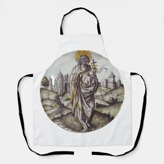 Tablier Médaillon avec saint Jean-Baptiste (Recto)