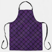 Tablier Médaillon Motif pourpre Damask (Recto)