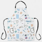 Tablier Médecin de santé Motif Fournitures Médicales (Recto)