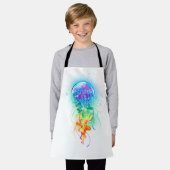 Tablier Méduse arc-en-ciel (Porté)