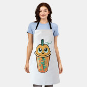 Tablier Méduse de boba de citrouille (Porté)