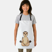 Tablier Meerkat à la méditation de Yoga (Insitu)