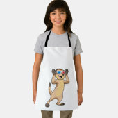 Tablier Meerkat avec lunettes (Insitu)