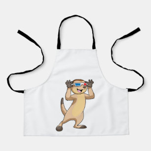 Tablier Meerkat avec lunettes