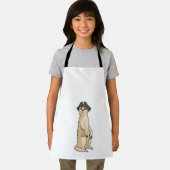 Tablier Meerkat comme Pirate avec casquette pirate (Insitu)