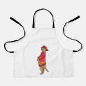 Tablier Meerkat en tant que pompier avec casque (Recto)