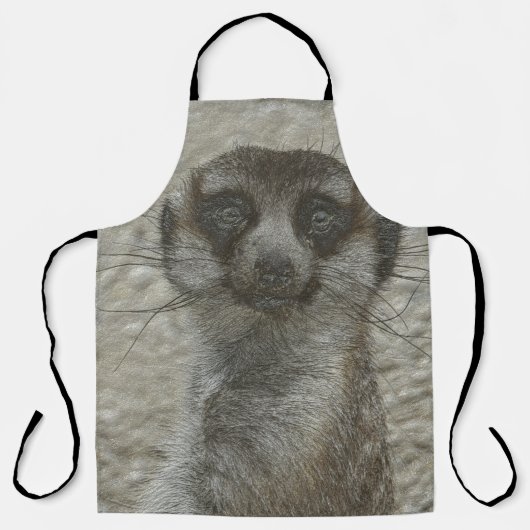 Tablier meerkat métallique (Recto)