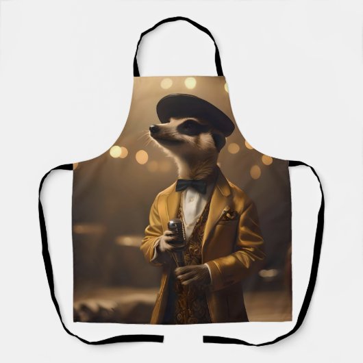 Tablier Meerkat Sinatra, (Recto)