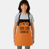 Tablier Méfiez-vous des jeunes citrouilles citrouilles eff (Insitu)