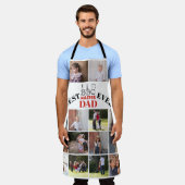 Tablier Meilleur BBQ Master papa photo Fête des pères (Porté)