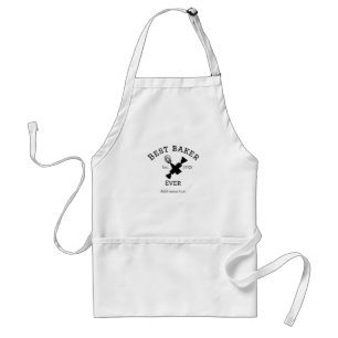 Tablier Meilleur boulanger jamais ajouter nom texte cuisso
