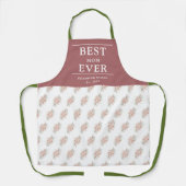Tablier Meilleur cadeau de maman Ever (Recto)