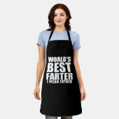 Tablier Meilleur cadeau de père pour papa au monde (Porté)